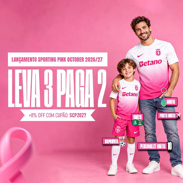 +8% DE DESCONTO com o cupão SCP2027