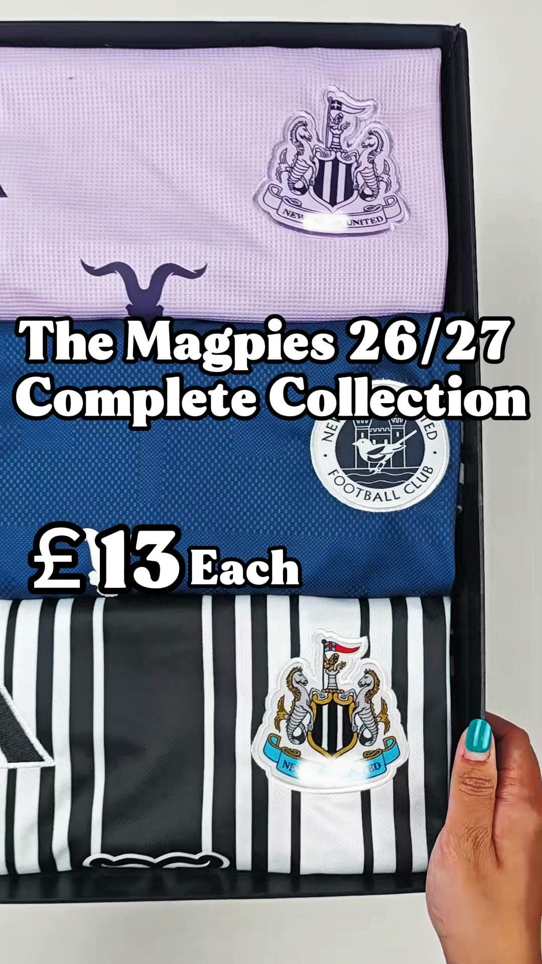 THE NEW SEASON TRIO – £13 EACH