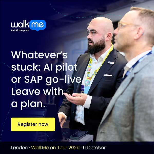 Leave with a plan. WalkMe On Tour, London.