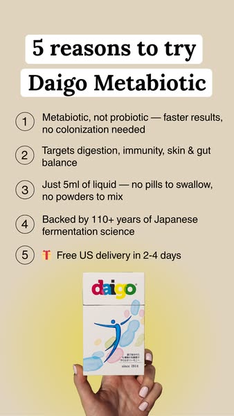 Better Gut Health Starts With Daigo