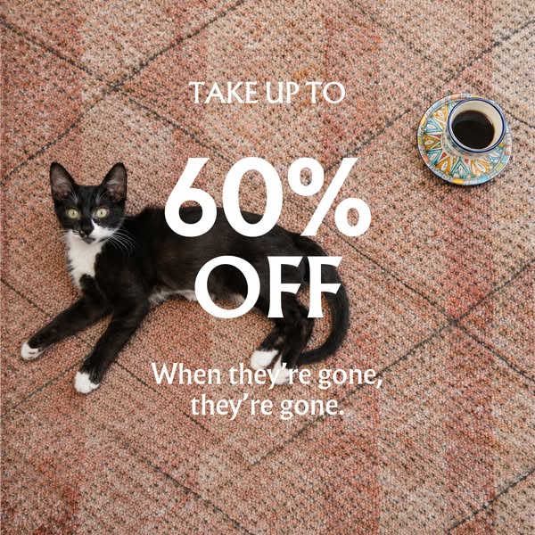 60% Off Vintage Moroccan Rugs