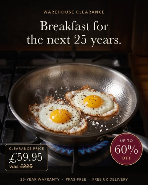 Titanium Pan Now £59.95 (Was £225)