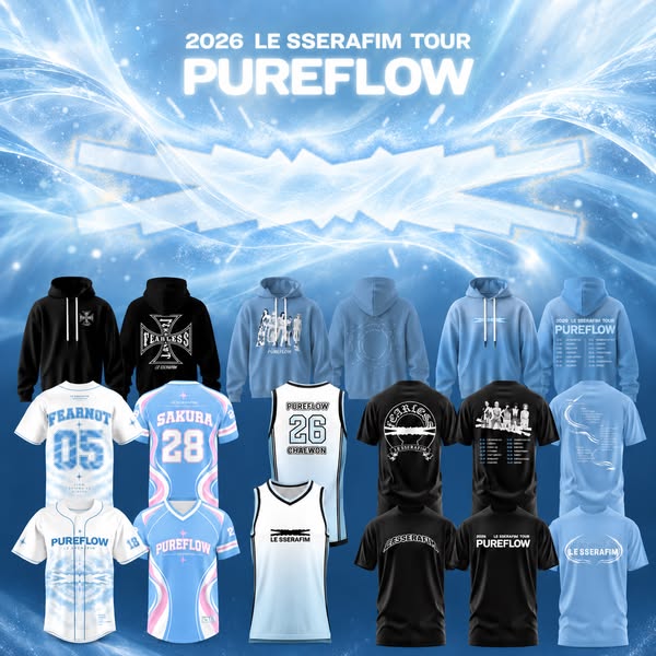 'PUREFLOW' WORLD TOUR MERCH COLLECTION