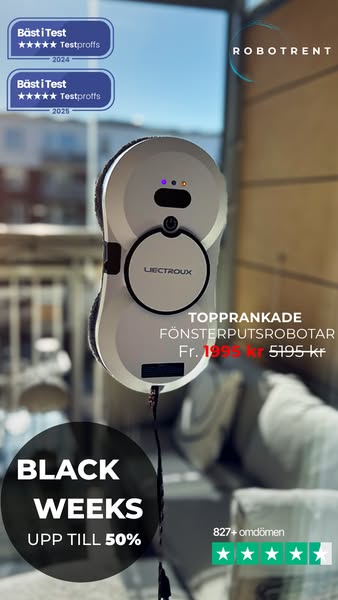 Fönterputsrobotar - Oslagbart kampanjpris!