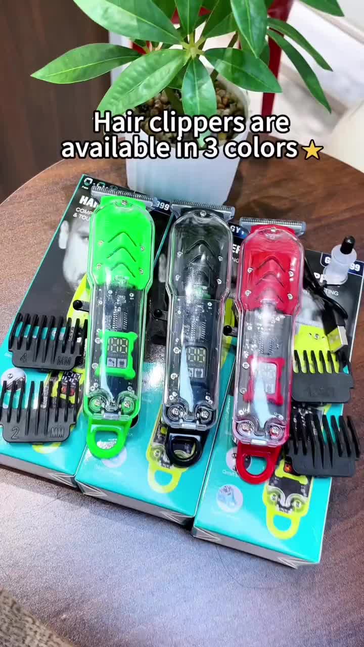 Transparent LCD Hair Trimmer