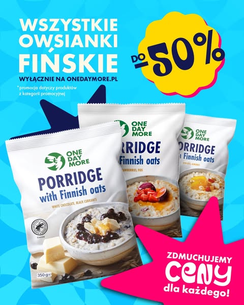 Darmowa dostawa od 49zł - OneDayMore