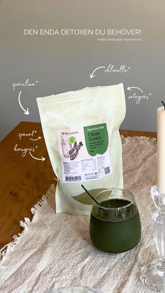 Clean Green Superfood Mix – Din dagliga hälsoboost!