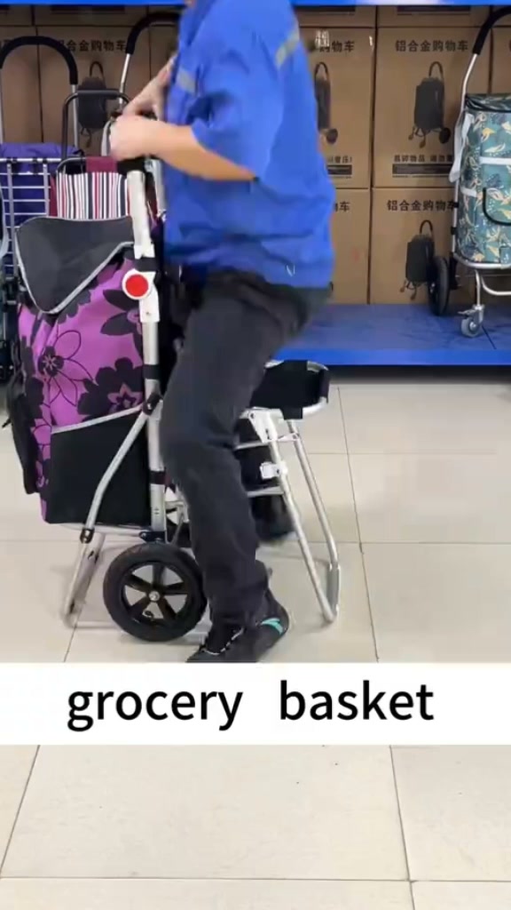 Sit, Rest & Roll — The Shopping Cart That Does More