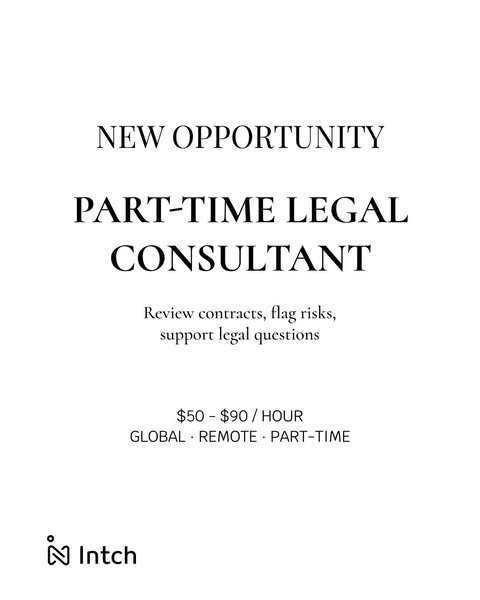 Part-Time Legal Consultant