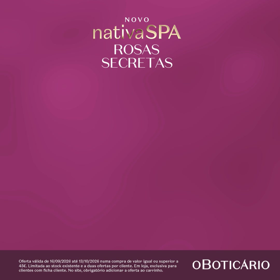 OFERTA NOVIDADE NATIVA SPA