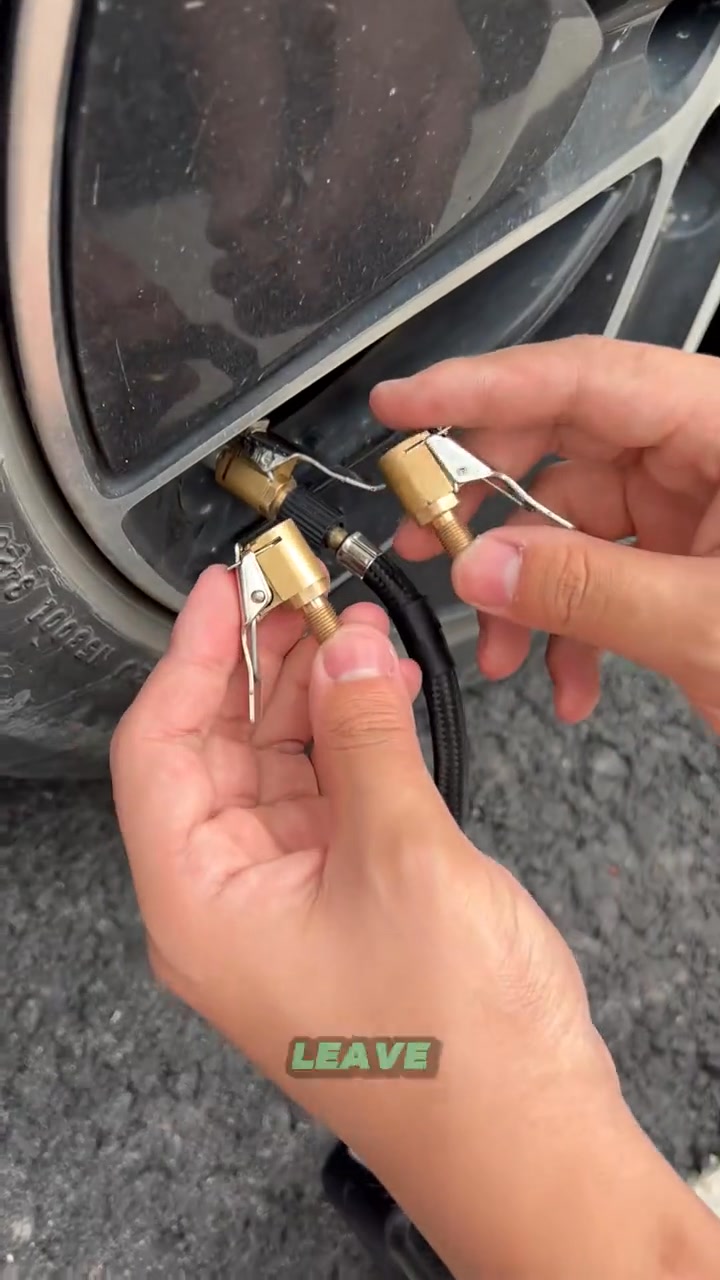 Tire Air Chuck with Clip Adapter, No Leakage Tire Chucks for Vehicle Inflator Compressor Pump Connect Accessories Tool