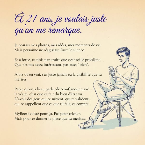 Être enfin remarqué
