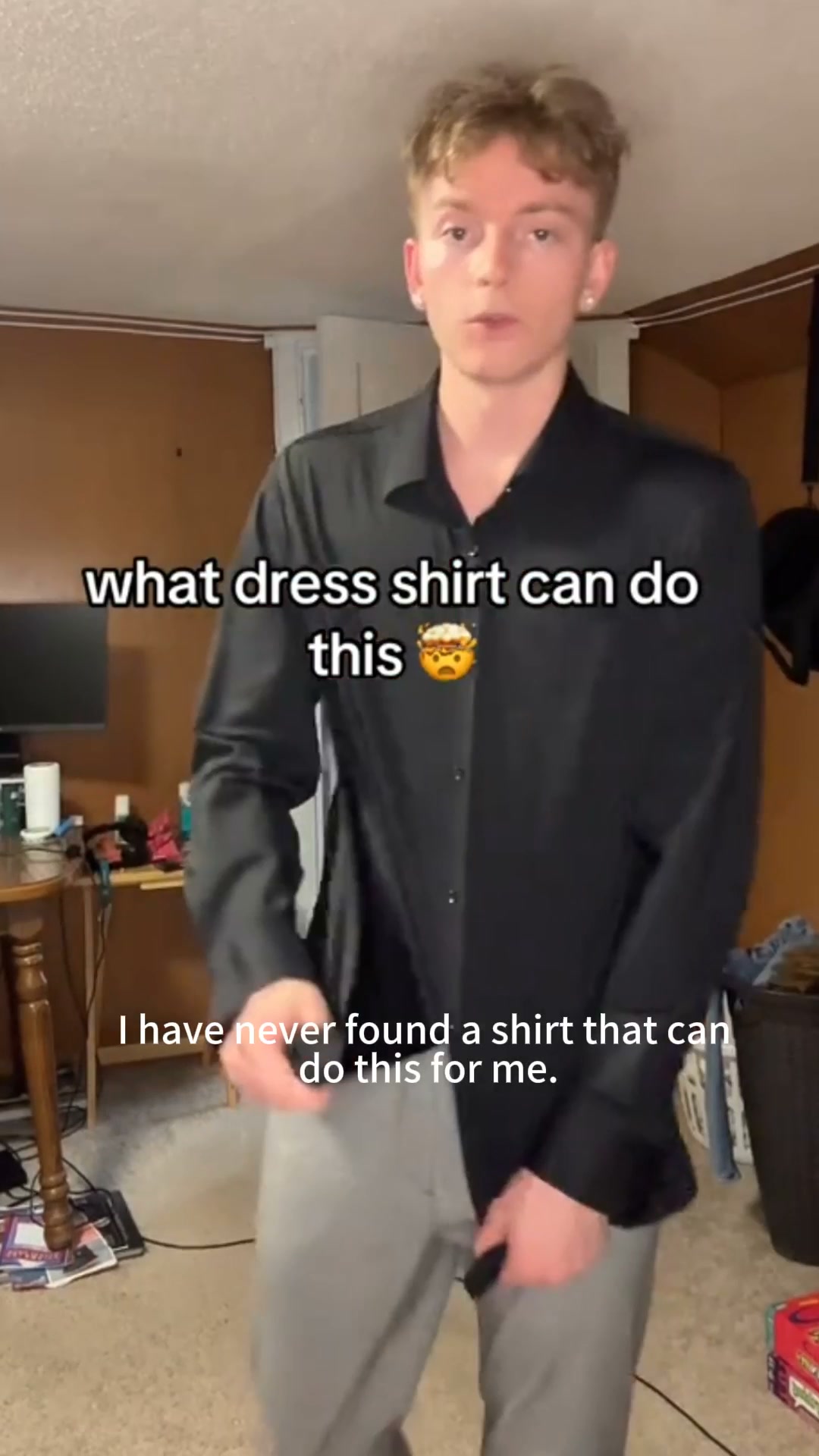 Stretchy Slim Men's Shirt | Free Shipping