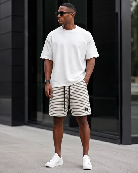 Tavo Stripe Short