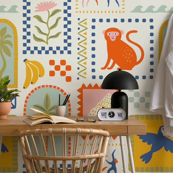 Add a Pop of Tropical Fun to Your Walls