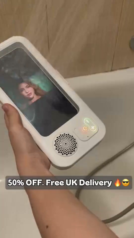 Built-in Bluetooth Shower Speaker