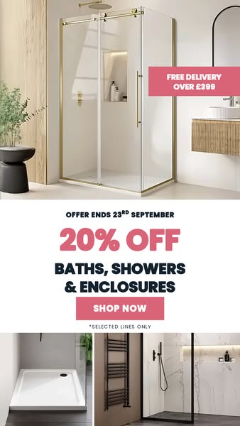 20% Off Showers & Enclosures