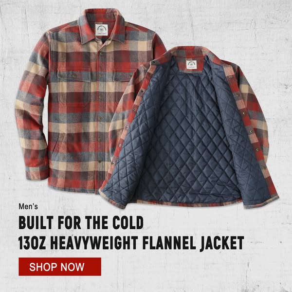 Angled Pockets Heavy Flannel