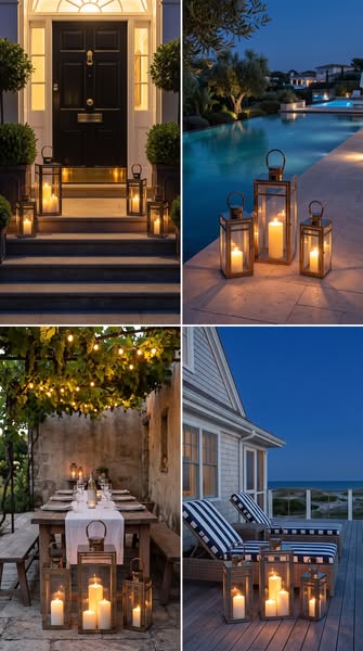 Candle Lanterns 3-Piece Set