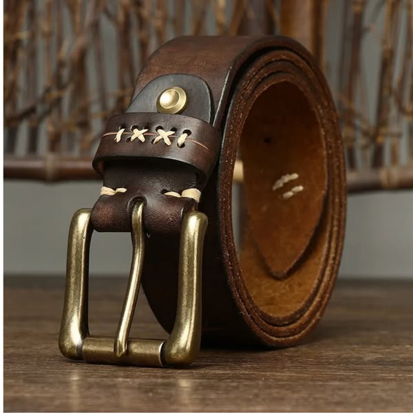 Fioren Buffalo Leather Belt