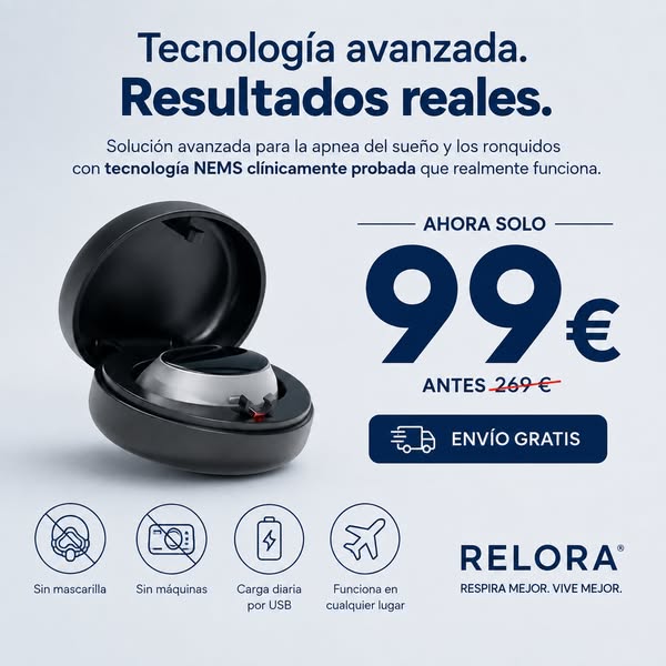 Soluciona la apnea del sueño y los ronquidos de raíz