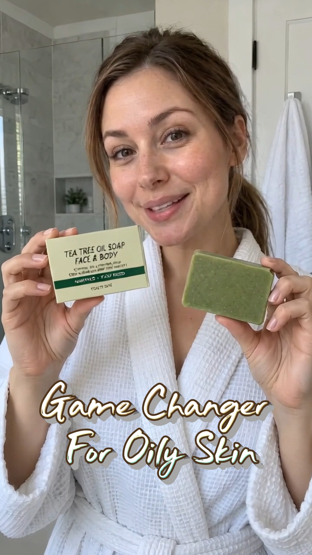 Oil‑Control & Soothing Essential Natural Tea Tree Skin‑Care Soap
