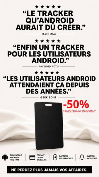 Le tracker qu'Android aurait dû créer