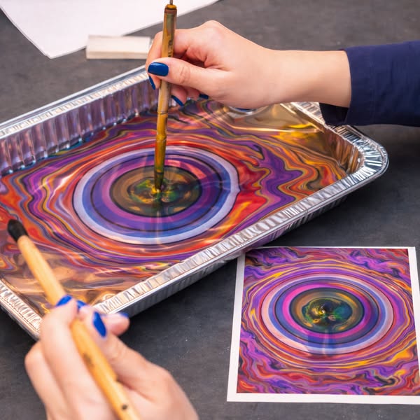Learn the 900-Year-Old Japanese Art of Paper Marbling