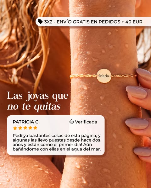 3x2 en joyas waterproof