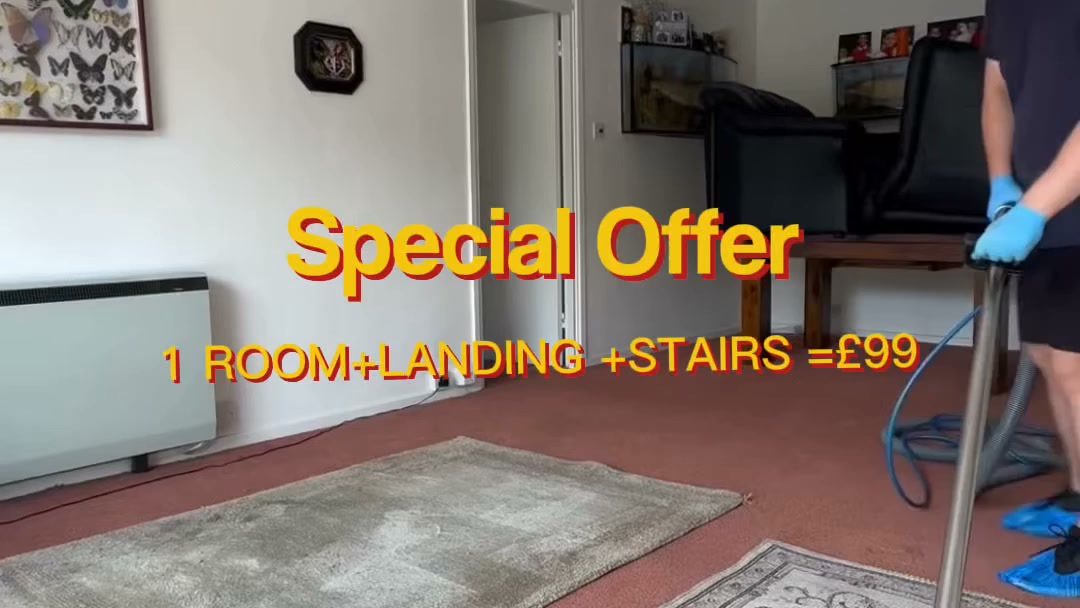 £99 for 1 Room + Stairs + Landing – This August!
