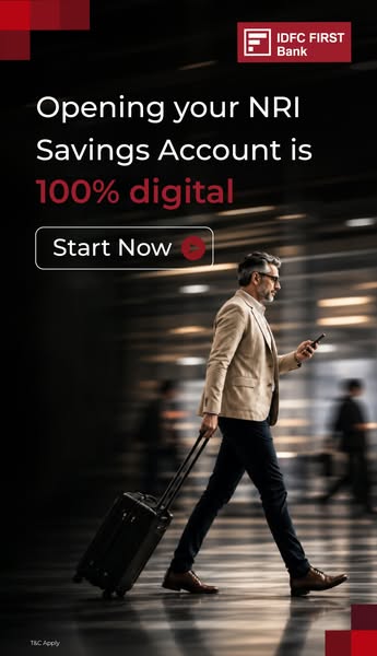 NRI Savings A/c: Made for NRIs on the go​