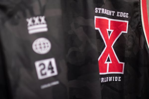 Straight Edge basketball jerseys