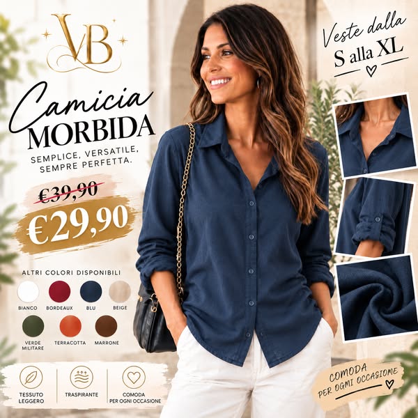 Camicia Morbida a soli €29,90