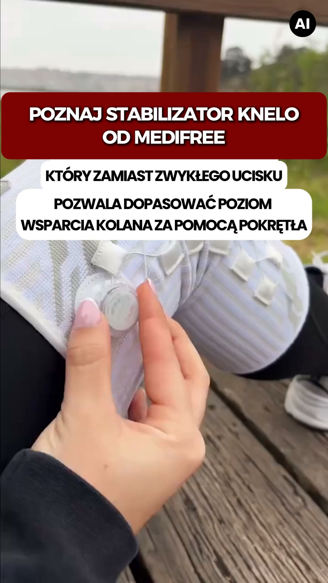 Wygodne wsparcie dla kolan
