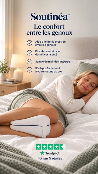 Plus de confort pour dormir sur le côté