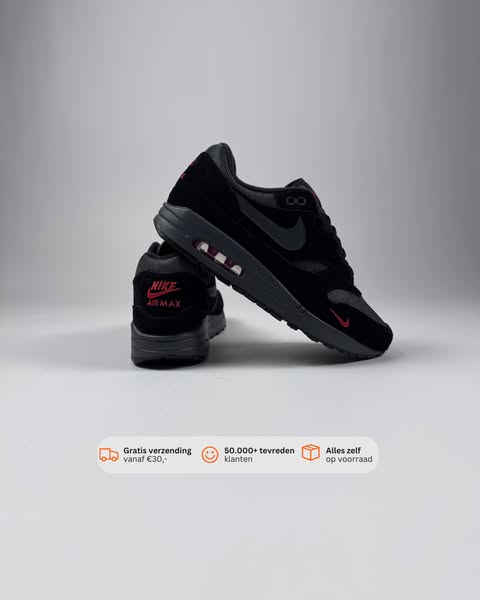 Nike Air Max 1 Bred - FV6910-001- Slick Sneakers