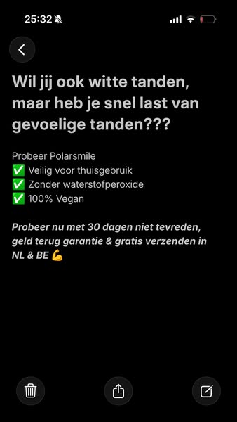 Peroxidevrij, met kaliumcitraat