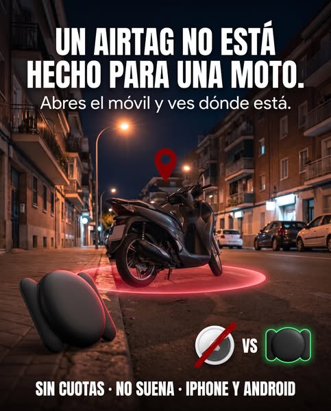 Tu moto, siempre localizada desde el móvil.