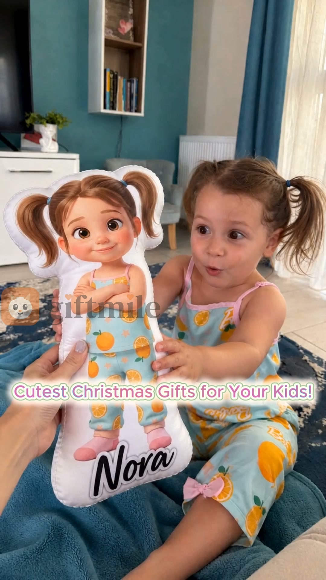 Adorable Cartoon Character Pillow