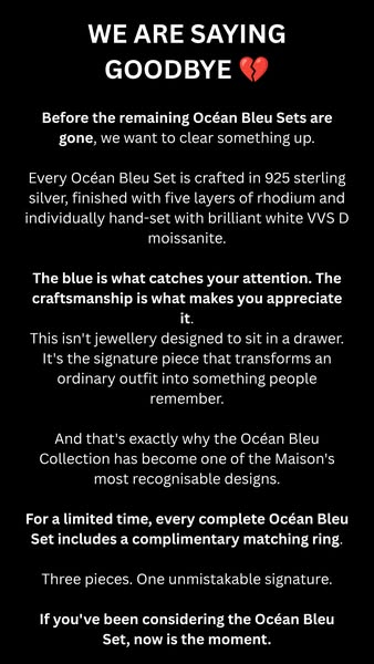 Complimentary Océan Bleu Ring