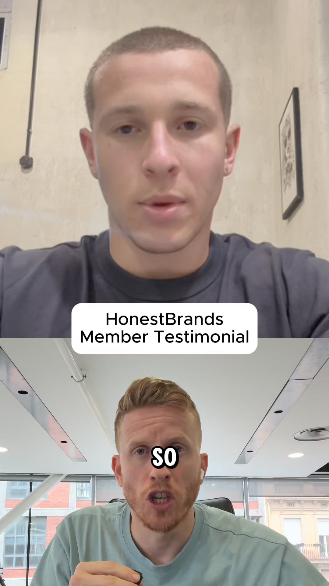 Anúncio de HonestBrands