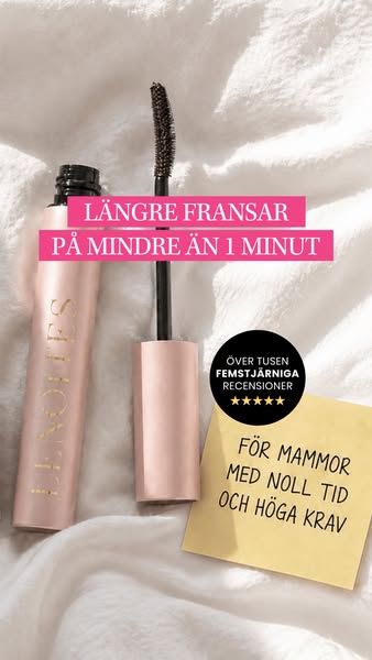 Revolutionerande hybrid av serum och mascara, för längre och fylligare fransar.