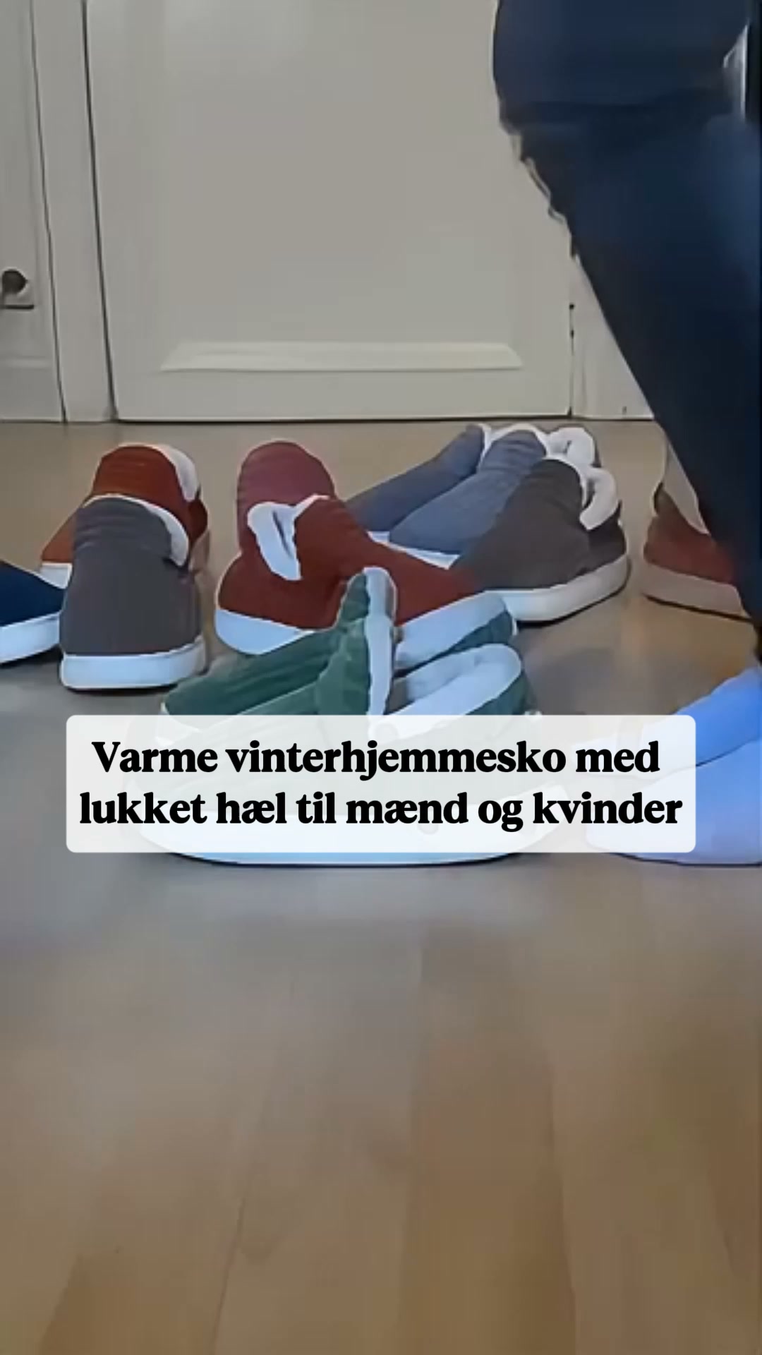 Unisex varme og behagelige vinterhjemmesko