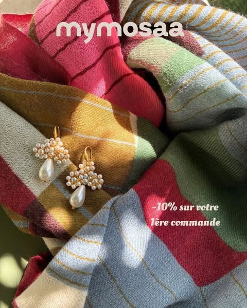 Offrez Mymosaa avec 10% de remise sur votre 1ère commande