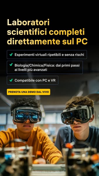 Laboratori virtuali di biologia, chimica e fisica su qualsiasi dispositivo