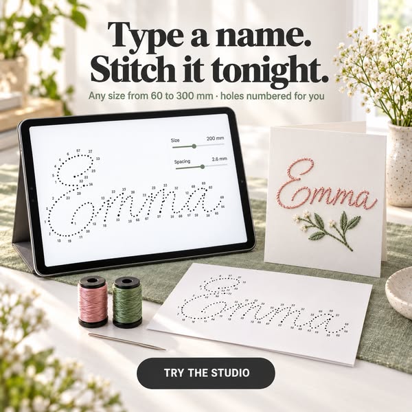 600 numbered designs.