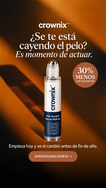 Si sigues esperando, tu cabello no va a volver solo.