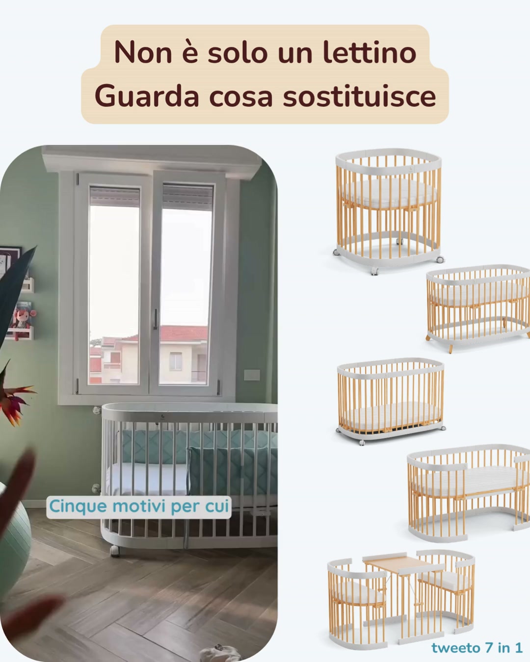 Disegna il tuo lettino unico