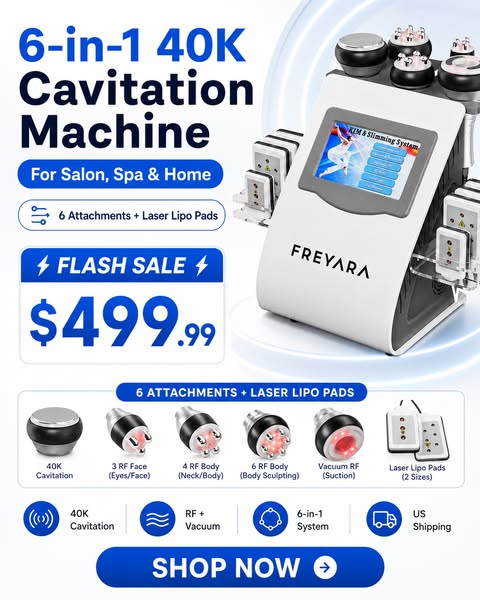 Professional 6-in-1 Cavitation System