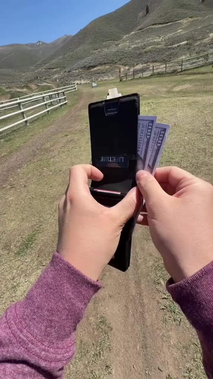 Pop-Up RFID Blocking Wallet